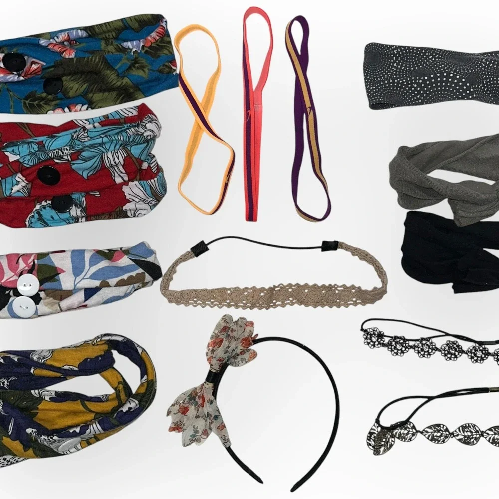 Lot of 14 Women's Head Bands‎ Variety
